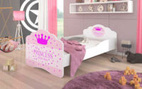 Detská posteľ Princess s kvalitným matracom a roštom