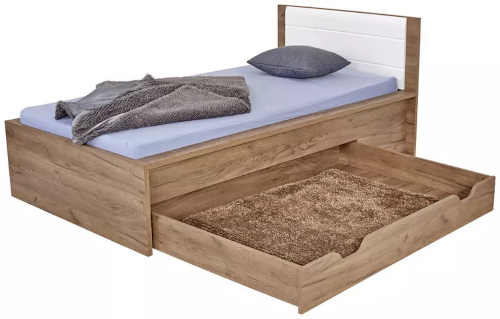 Jednolôžková posteľ 90x200 cm s úložným priestorom