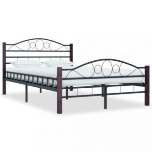 Kovová posteľ v pôsobivom dizajne – rôzne rozmery