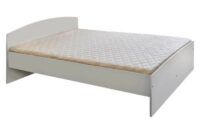 Lacná biela manželská posteľ160x200 cm