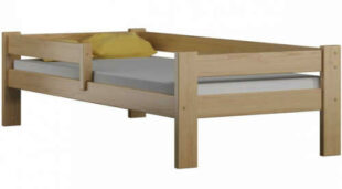 Lacná drevená detská posteľ 80 x 180 cm
