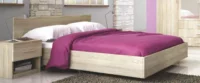 Manželská posteľ ROMA LUX 160×200 cm levitujúci vzhľad