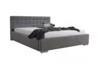 Čalúnená posteľ 140×200 cm v rôznych farbách s úložným priestorom