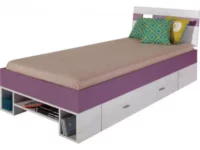 Jednolôžková posteľ v kvalitnom dizajne s úložným priestorom