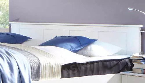 Manželská posteľ Provence s bielym čelom