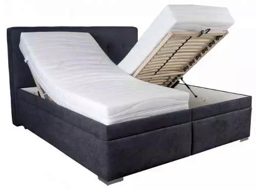 Manželská posteľ s polohovateľnými matracmi