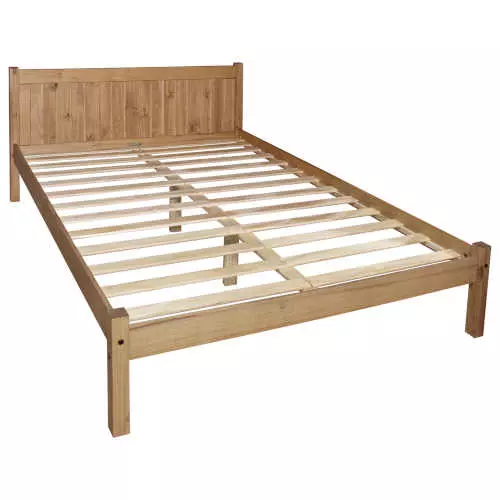 Manželská posteľ z masívneho dreva