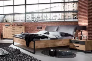 Futonová posteľ 160×200 cm s vankúšmi v pôsobivom dizajne