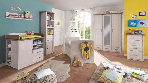 Veľká elegantná detská izba pre najmenších