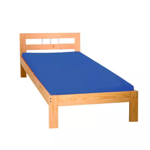 Jednolôžková posteľ 90×200 cm z masívneho borovicového dreva