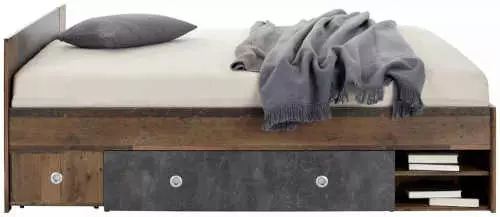 Manželská posteľ z kompozitného dreva