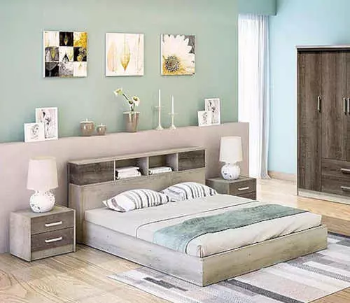 Moderná posteľ s úložným priestorom