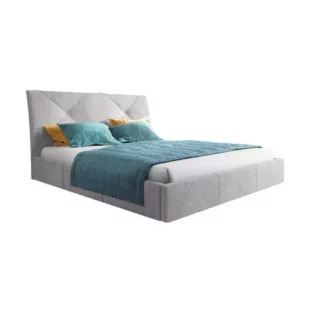 Dvojlôžková čalúnená posteľ 180×200 cm s vysokým čelom