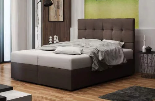 Manželská posteľ 180 x 200 cm s matracom a úložným priestorom