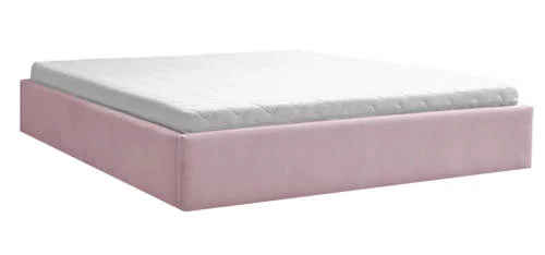 Ružová futónová posteľ 120 x 200 cm
